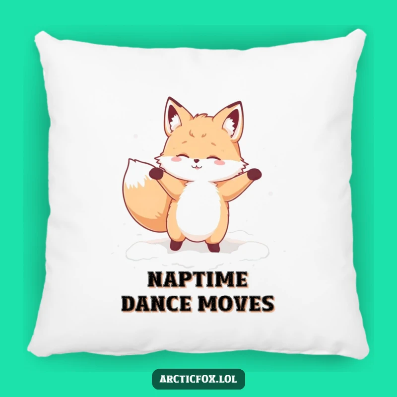 Funny Dancing Fox Pillow: Cozy Up with Winter's Fun Moves