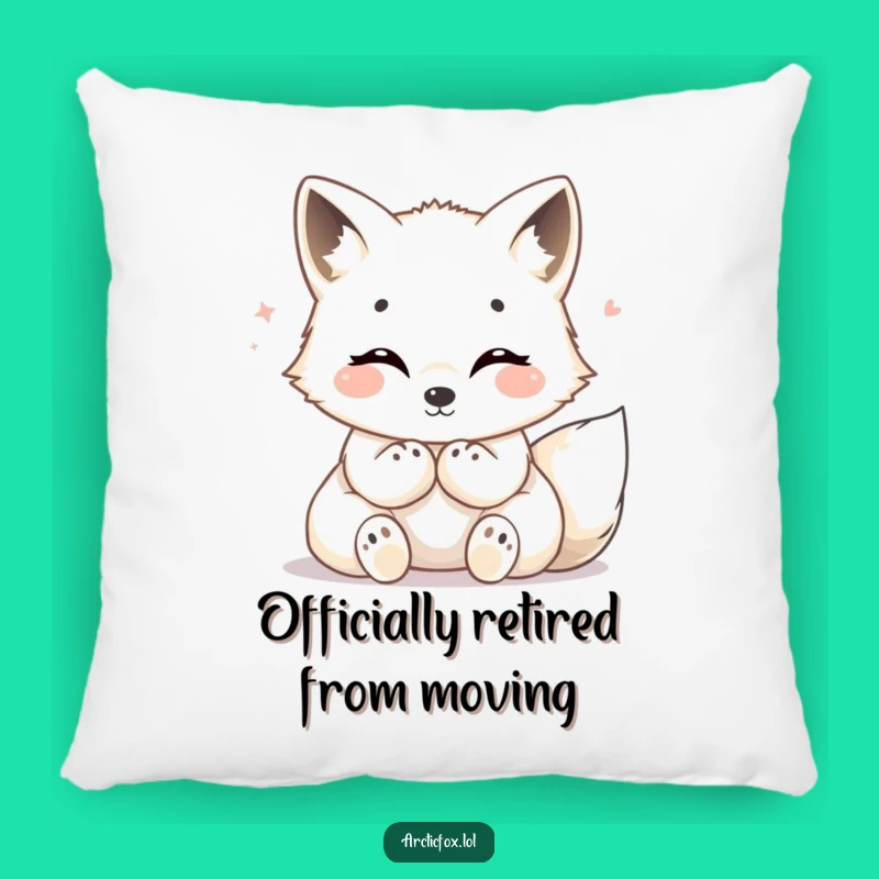 Funny Cozy Arctic Fox Pillow - Ultimate Comfort and Happiness for Your Home