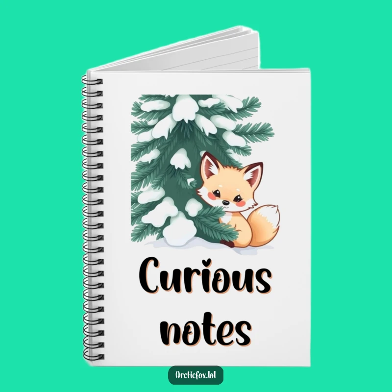 Funny Curious Fox Notebook: Journal Your Mysteries with this Sneaky Fox Gift