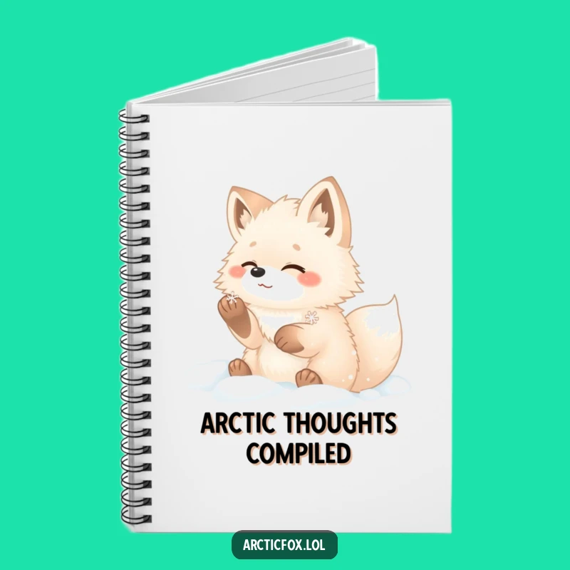 Funny Fox Notebook: Jot Down Winter Ideas, Great Winter Gift