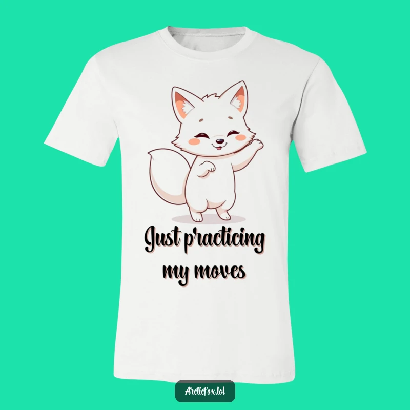 Funny Dancing Arctic Fox T-Shirt - Show Off Your Moves with this Hilarious Tee